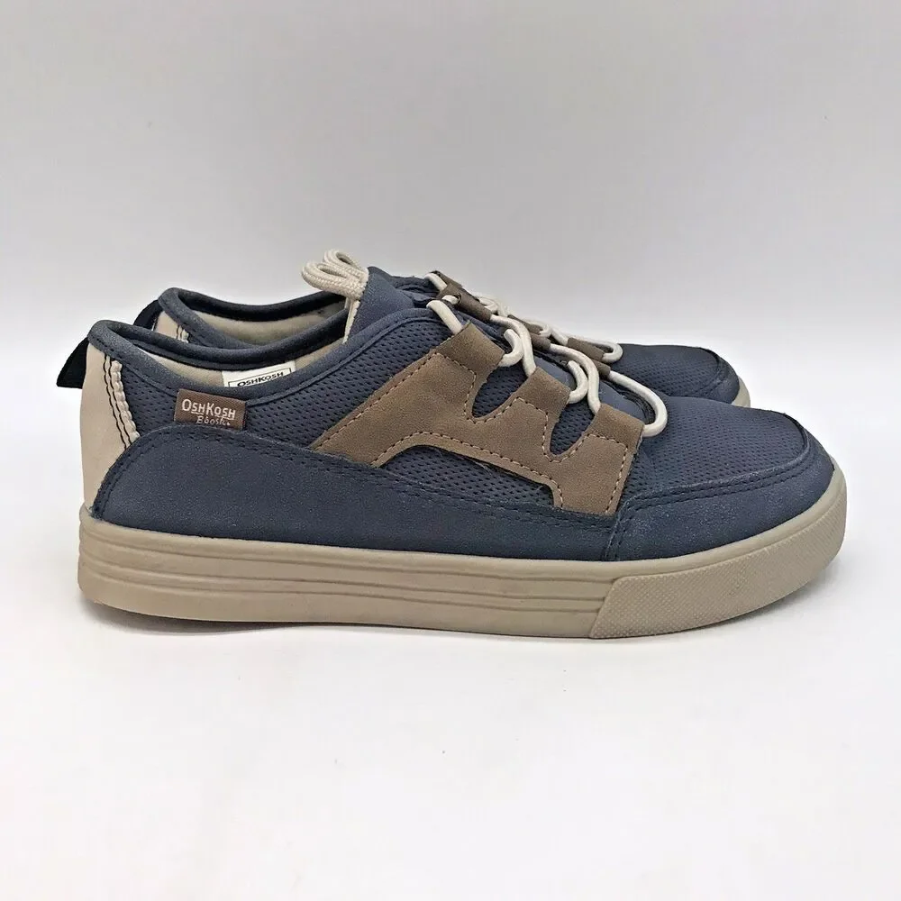 Oshkosh B'gosh Forketa Sneakers Toddler Little Kids 2M Navy Slip On Bungee Shoes